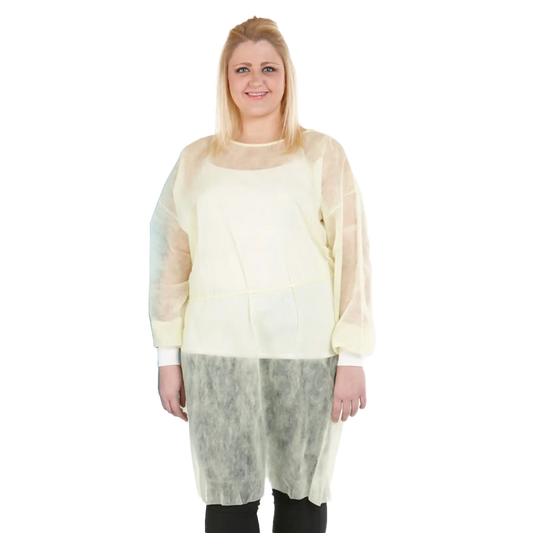 Medicom - SafeWear Form-Fit Isolation Gown Yellow Regular 12/Pk