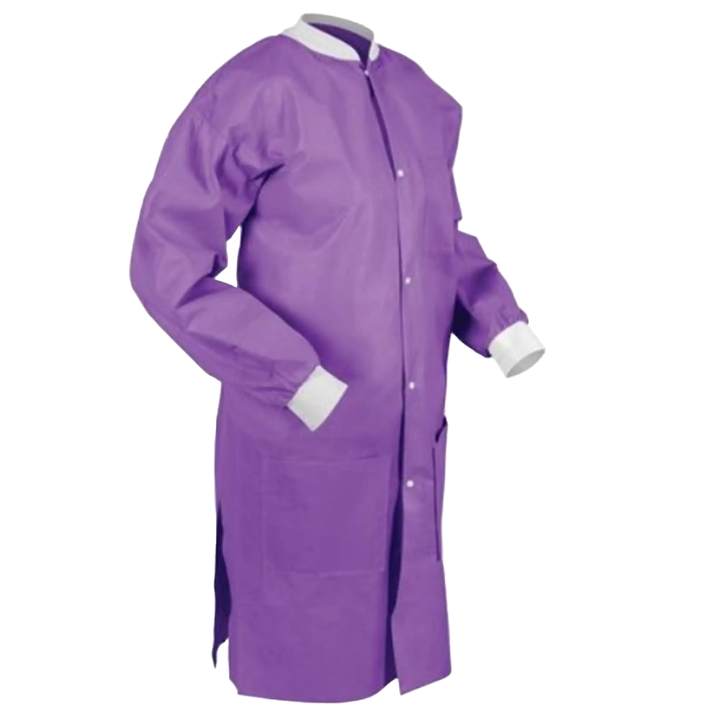 Medicom - SafeWear Hi-Perform Lab Coat Purple Medium 12/Pk