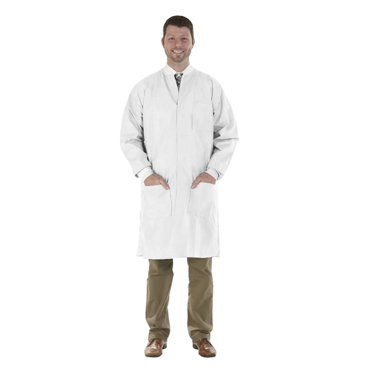 Medicom - SafeWear Hi-Perform Lab Coat White Small 12/Pk