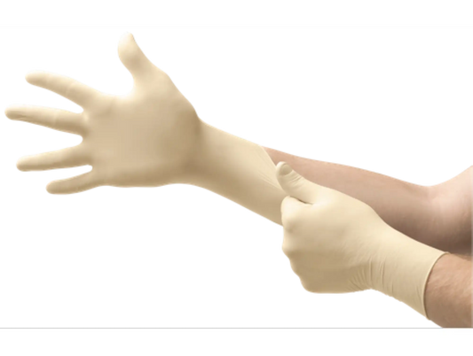 Evolution One PF Latex Glove Medium 100/Bx