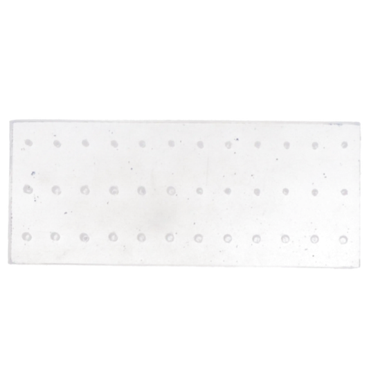 Bur Block 36 Hole FG/RA Clear Plexiglass.
