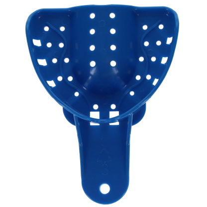 Plasdent - #3 Impression Tray/Med Upper Blue, 12Pcs/Bag