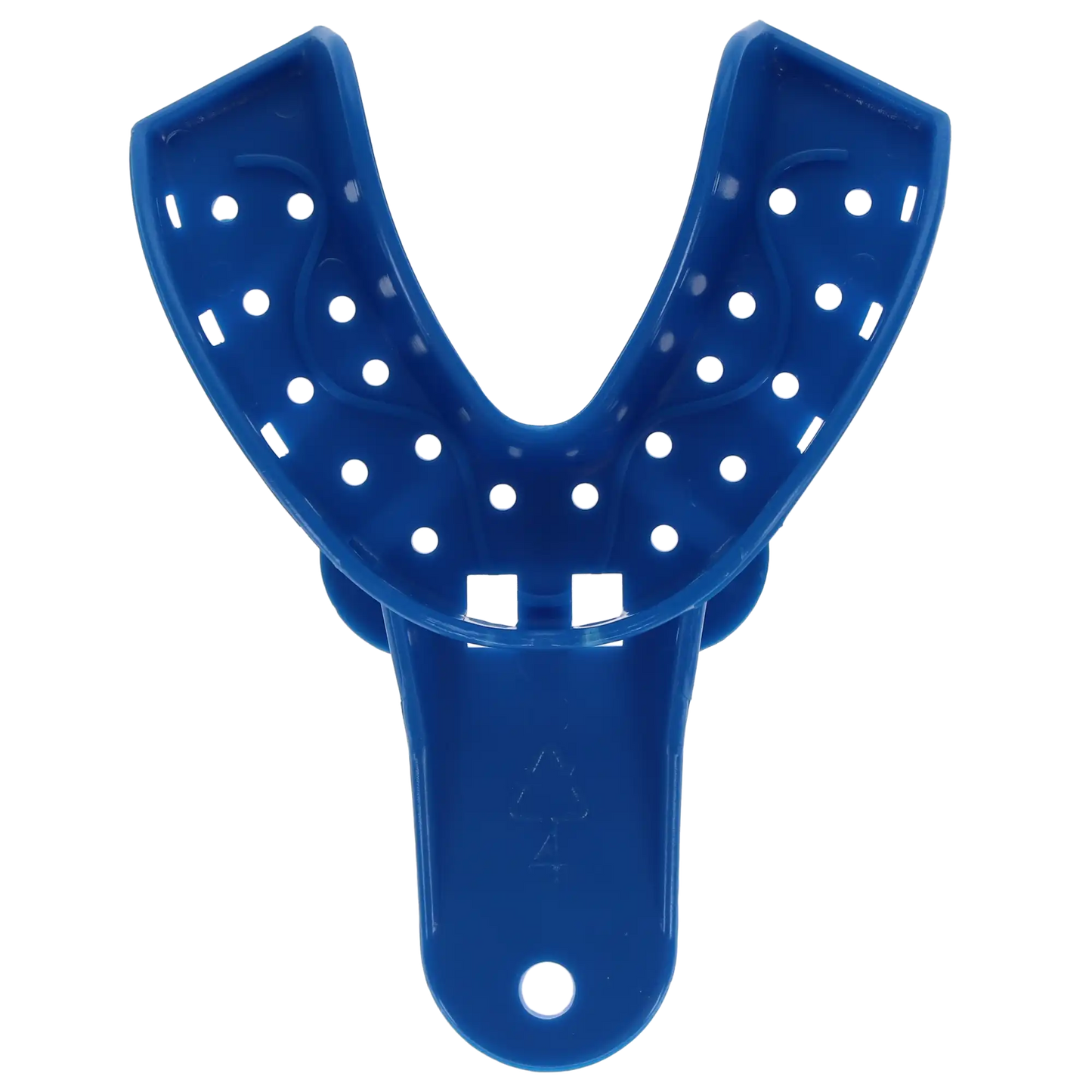 Plasdent - #4 Impression Tray/Med Lower Blue, 12Pcs/Bag