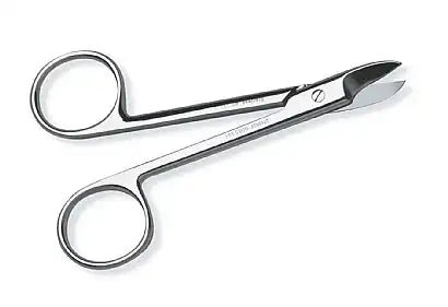 Premier - Scissor Crown Curved Sharp 4''