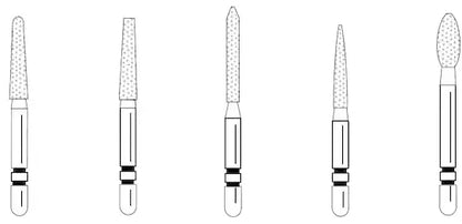 Premier - Two Striper Diamond Crown Assortment  5/Pk