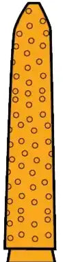 Premier - Two Striper Diamond FG 254.SC 5/Pk