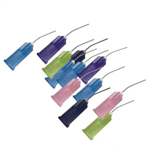 Pulpdent - Prebent Dropper Tips 22ga x 1/2" 15/Pk Black