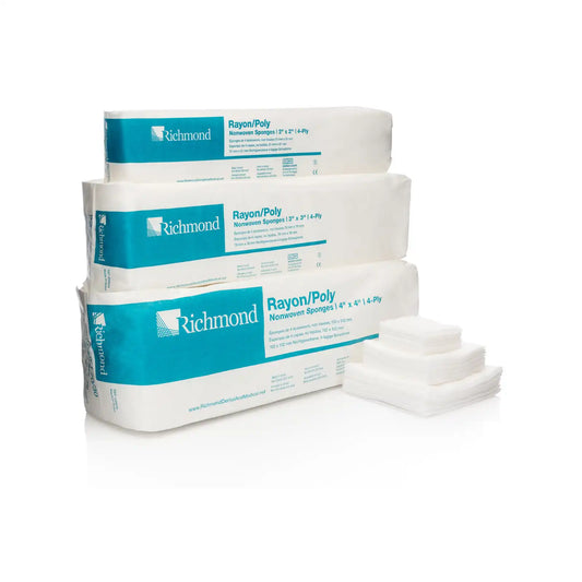 Richmond - Rayon/Poly Nonwoven Sponges N/S 2x2 4-Ply 5000/Case