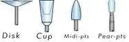 Shofu - CompoSite Polishers FG Fine Midi-Point 12/Pk