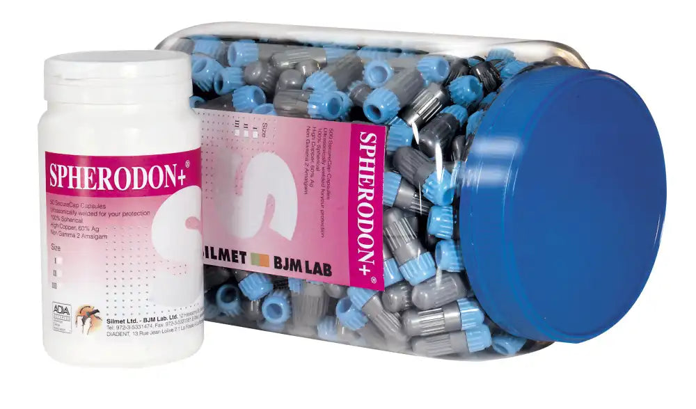 Silmet - Spherodon+ 2 Spill Fast Set Spherical Alloy 56% Ag. 50/jr. **Discontinued