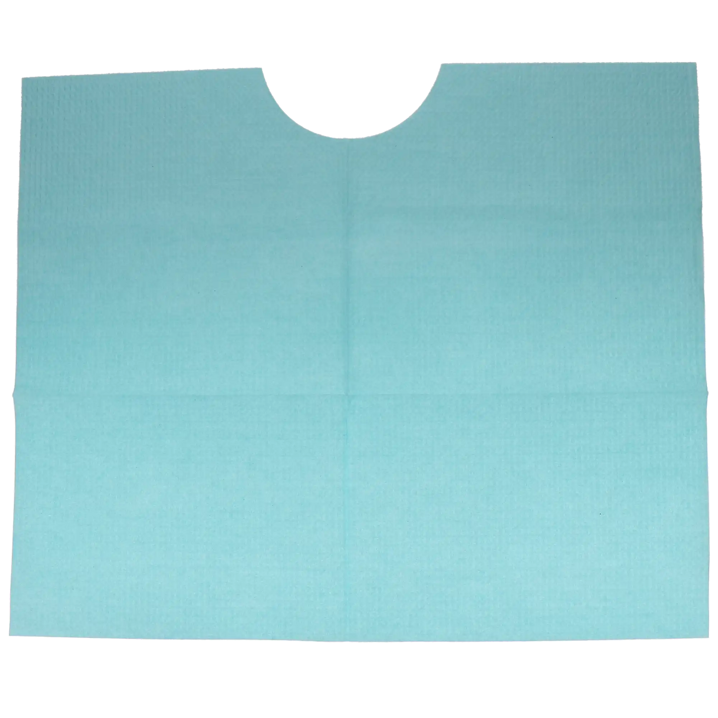 Tidi - Contour Neck Bib 18x22 3-Ply Blue 400/Cs