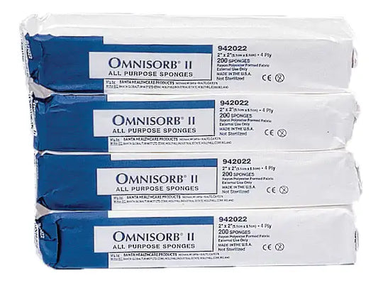 Tidi - Omnisorb II Non-Woven Sponges N/S 4x4 4-Ply 2000/Case