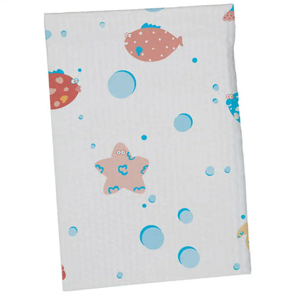 Tidi - Bib 10x13 2+1 Ply 250/Case Under the Sea **Discontinued
