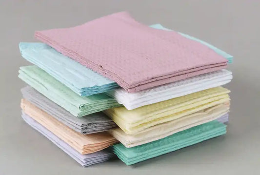 Tidi - Bib 13''x18'' 2+1 Ply 500/Cs Teal