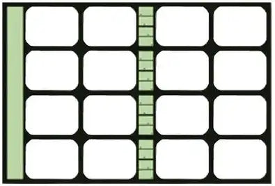TrollMount 16 Window Film Mounts, 16 Horizontal #2 film, 4 year bitewing *Discontinued