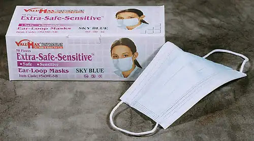 Valumax - Extra-Safe Sensitive Earloop Mask Multicolor 50/Box