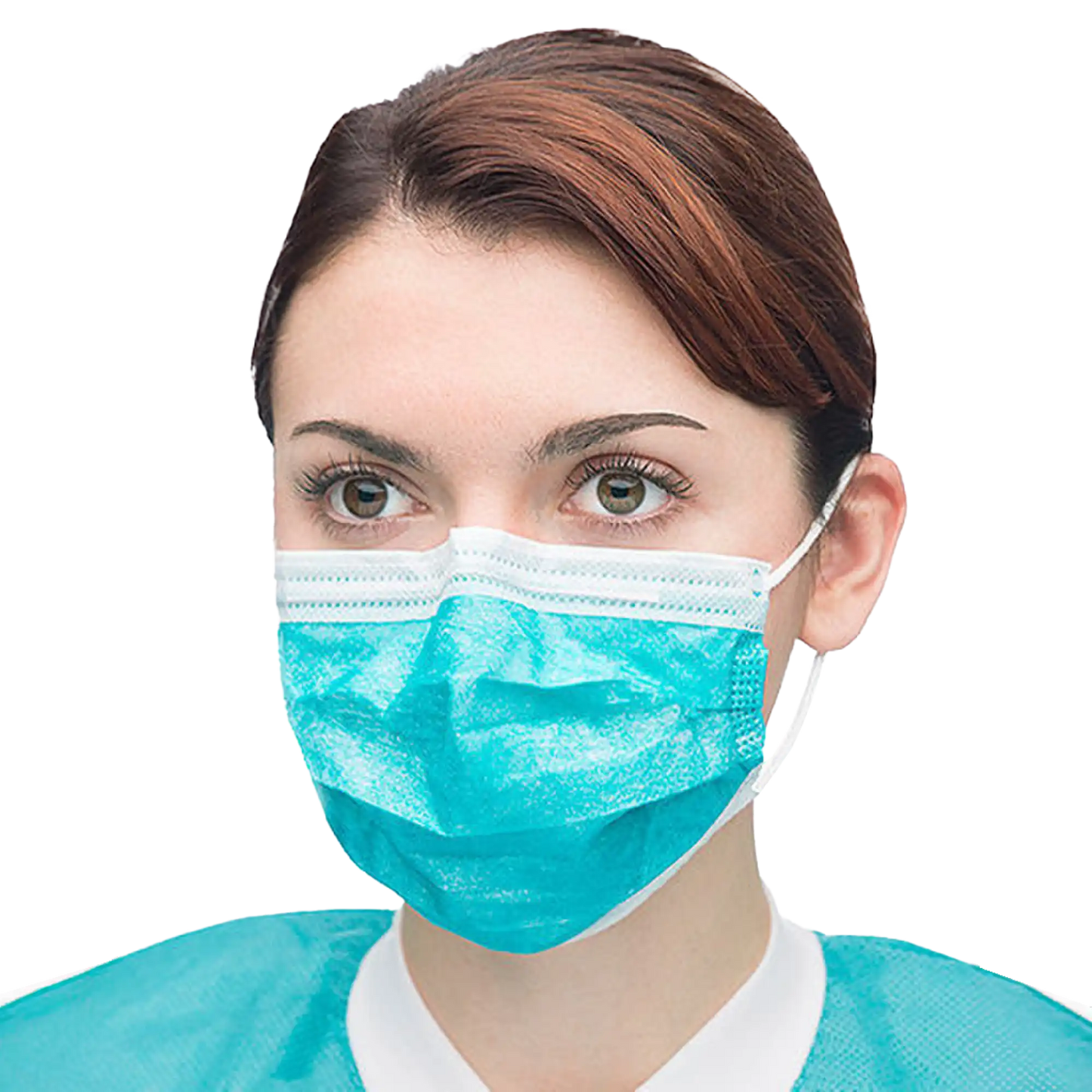 Valumax - Extra-Safe Sensitive Earloop Mask Teal 50/Box