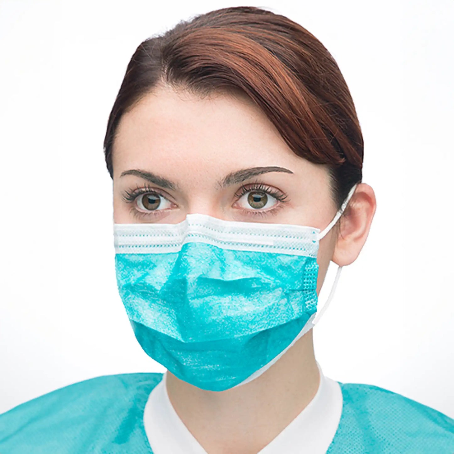Valumax - Ultra 3-in-1 Earloop Mask 50/Bx Teal