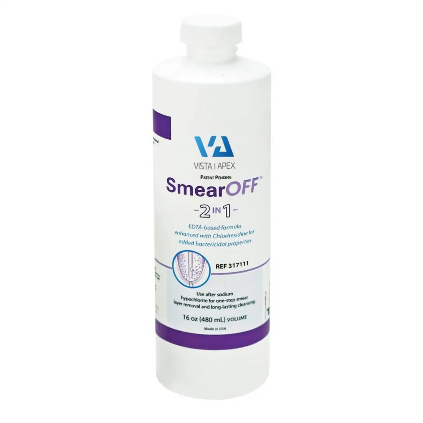 Vista - SmearOFF - 2-in-1 Solution - 16oz (480mL) Bottle