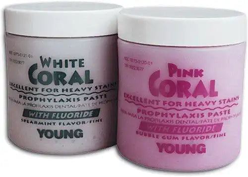 Young - White Coral Mint Fine 250gm w/Fluoride