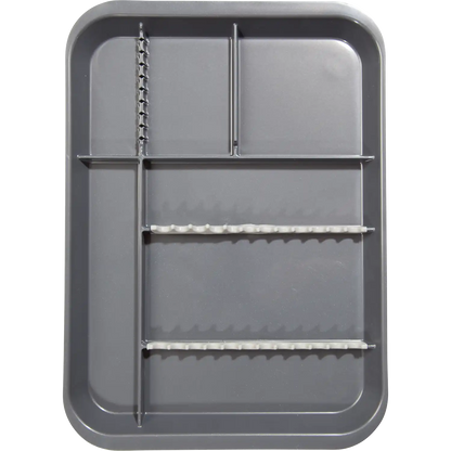 Zirc - B-Lok Divided Tray Gray