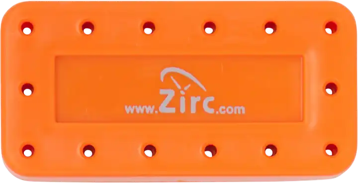 Zirc - Bur Block 14 Hole Vibrant Orange