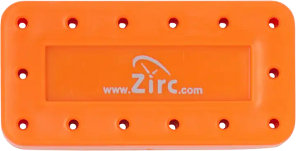 Zirc - Bur Block 14 Hole Vibrant Orange