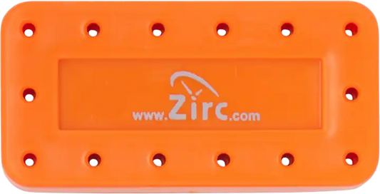 Zirc - Bur Block 14 Hole Vibrant Orange