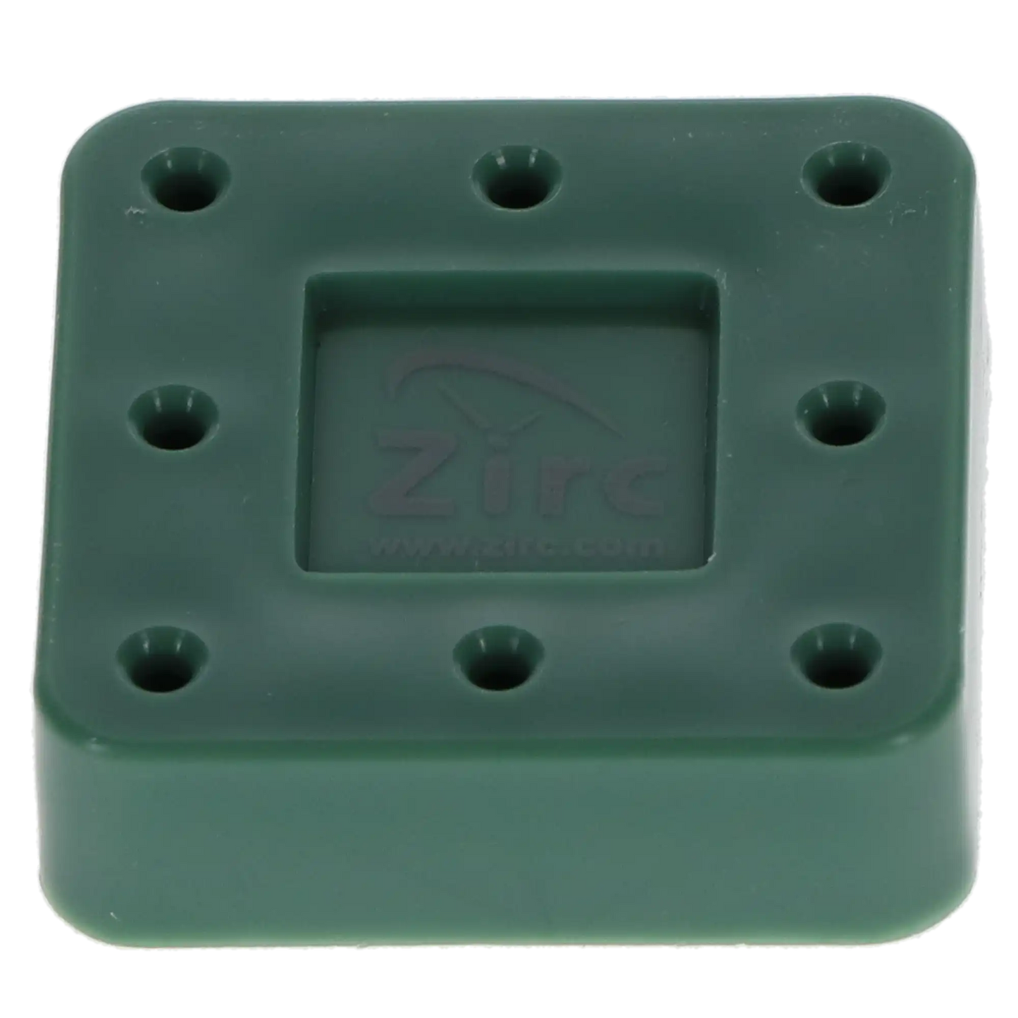 Zirc - Bur Block 8 Hole Green