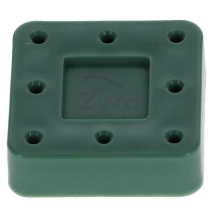 Zirc - Bur Block 8 Hole Green