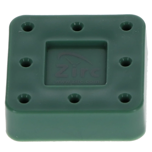 Zirc - Bur Block 8 Hole Green