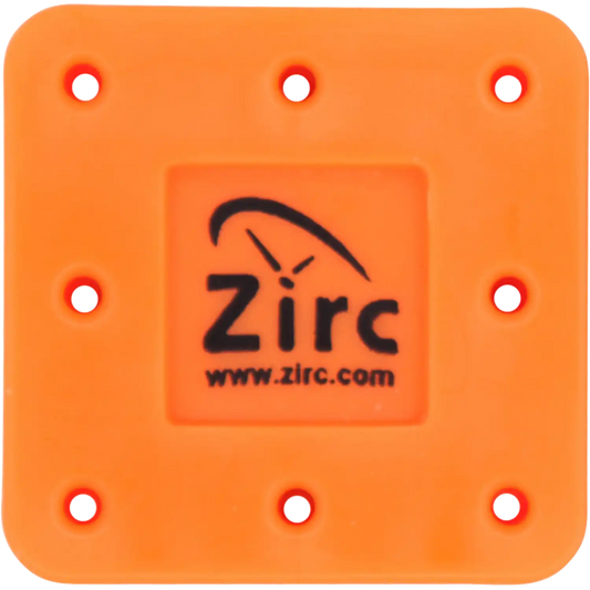 Zirc - Magnetic Bur Block, 8-Hole, Neon Orange, 1/Pk, 50Z400Q