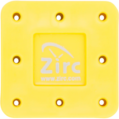 Zirc - Bur Block 8 Hole Vibrant Yellow