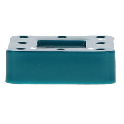 Zirc - Bur Block 8 Hole Teal