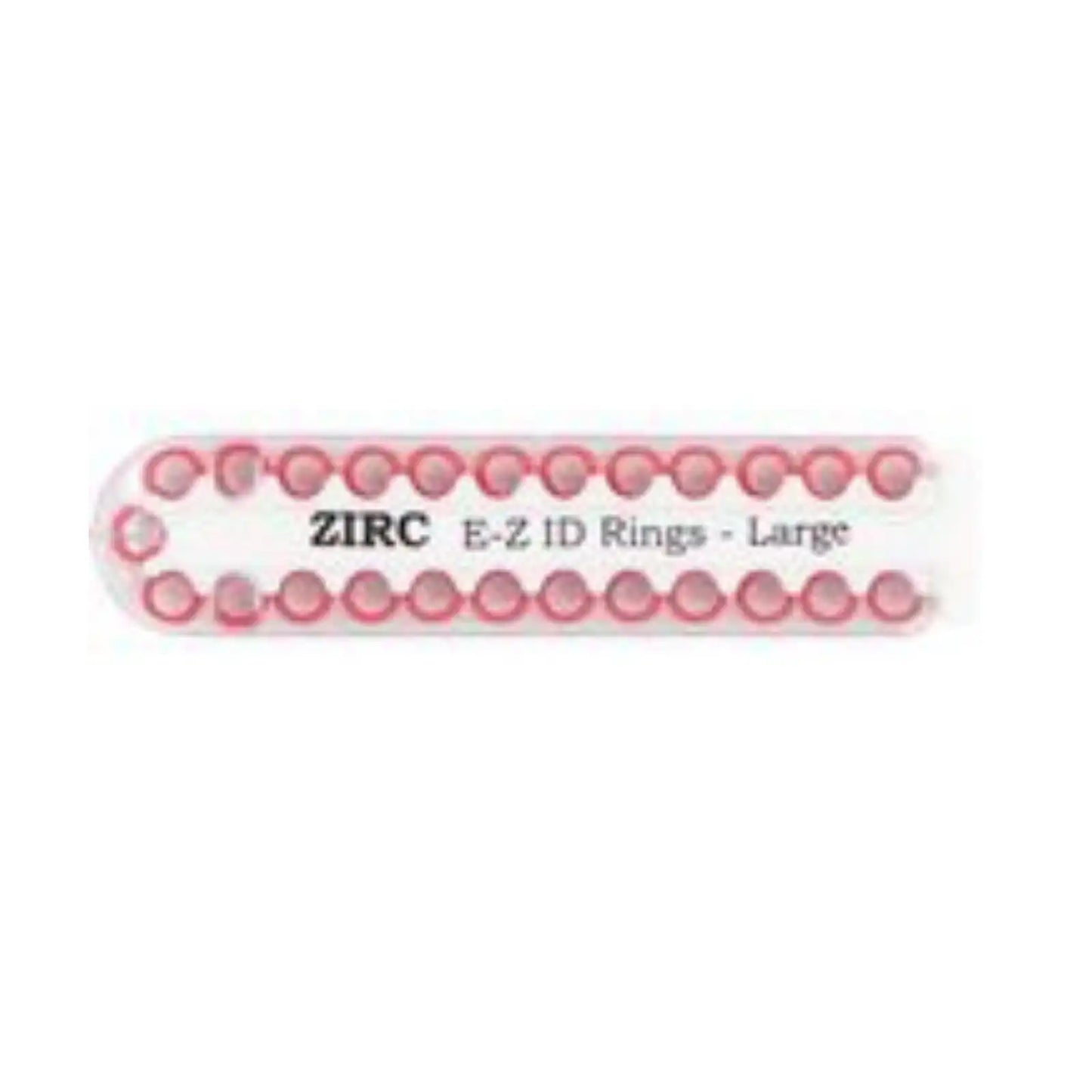 EZ-ID Instrument Rings Large Red 25/Pk