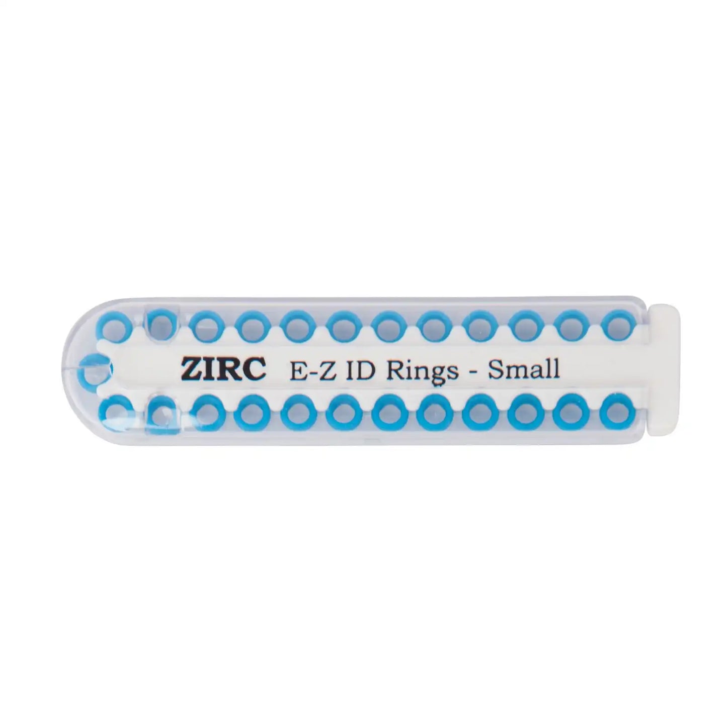 Zirc - E-Z ID Instrument Rings, Small, Neon Blue, 25/Pk, 70Z100N