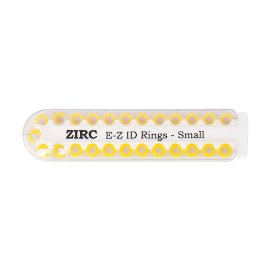 Zirc - EZ-ID Instrument Rings Small Green 25/Pk