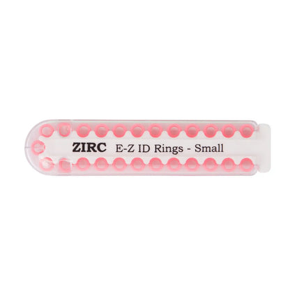 Zirc - EZ-ID Instrument Rings Small Pink 25/Pk