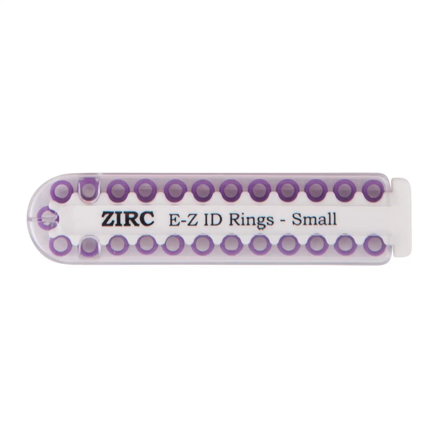 Zirc - EZ-ID Instrument Rings Small Purple 25/Pk