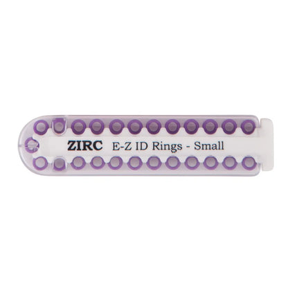 Zirc - EZ-ID Instrument Rings Small Purple 25/Pk