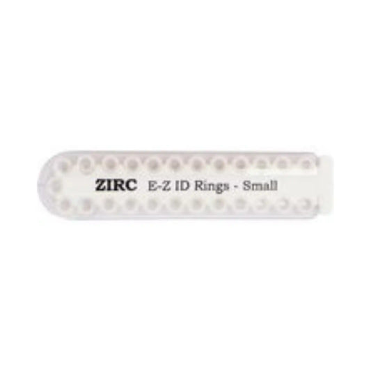 EZ-ID Instrument Rings Small White 25/Pk