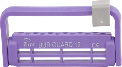 Zirc - Steri Bur Guard 12 Hole Neon Purple Ea