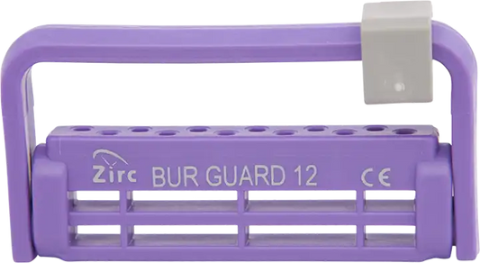 Zirc - Steri Bur Guard 12 Hole Neon Purple Ea