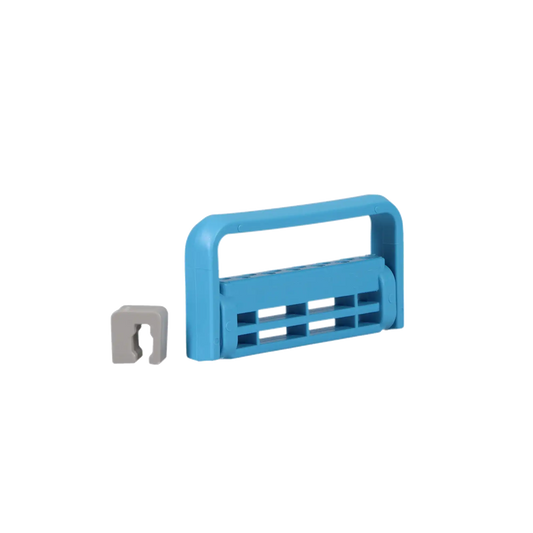 Zirc - Steri-Bur Guard 12 Hole Neon Blue Ea