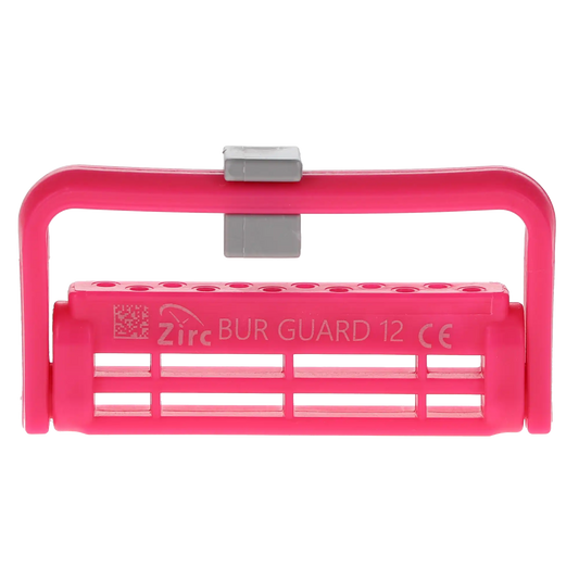 Steri-Bur Guard 12 Hole Neon Pink Ea
