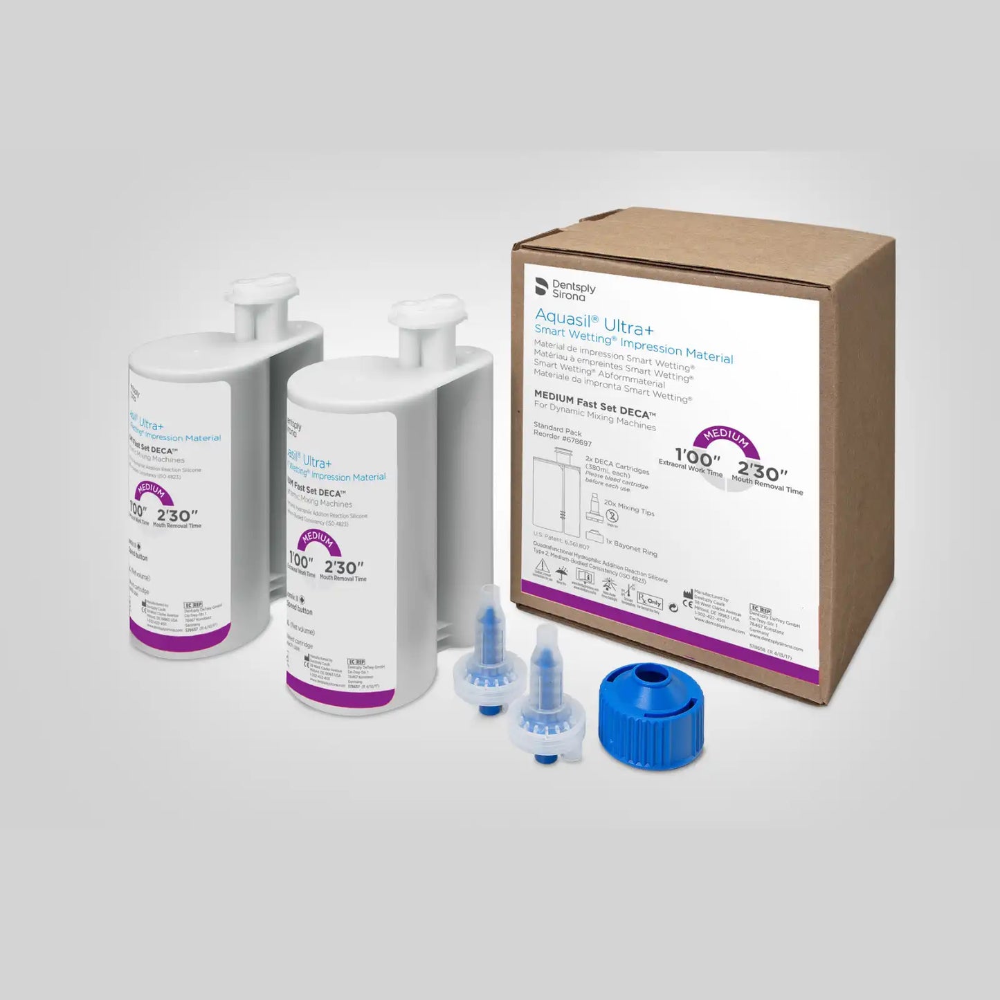 Dentsply - Aquasil Ultra+ DECA Refill 380ml x 2/Pk Medium FS