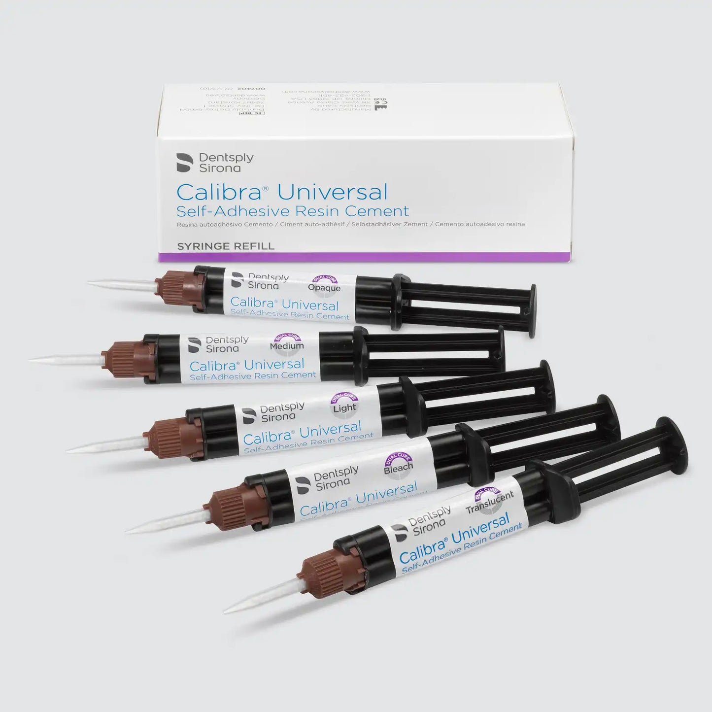 Calibra Universal Cement Syringe Refill Translucent 2 x 4.5gm