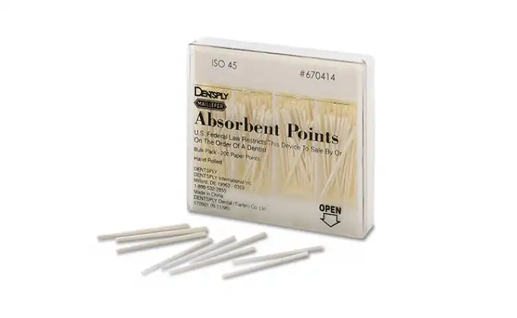 Dentsply - Paper Points Bulk Pack 200/PK Medium