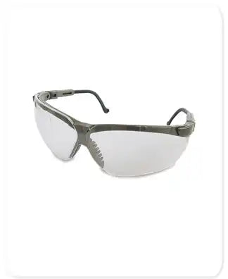 Genesis Protective Eyewear Clear Lens Black Frame