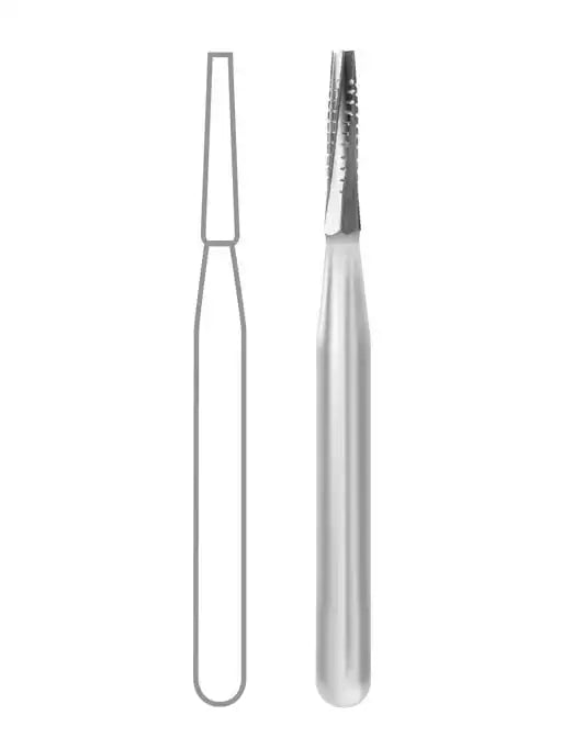 Midwest Operative Carbide Burs FG 701-L Taper Fissure CC 10/Pk